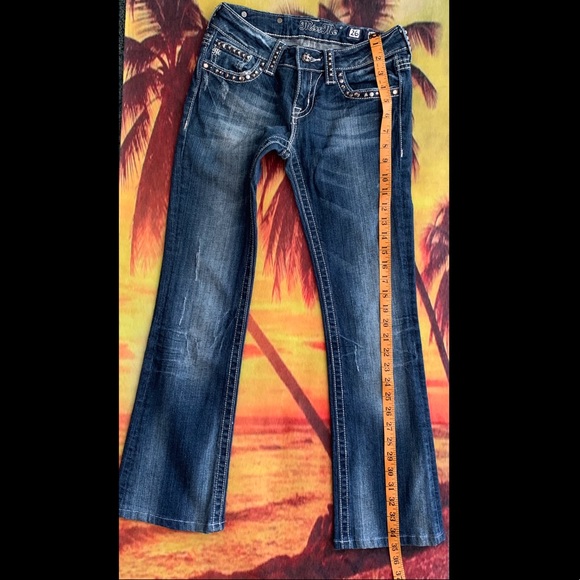 Miss Me Bootcut Denim Jeans Size 26 - Picture 6 of 11